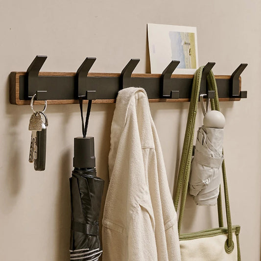 Black Wood Wall Hook