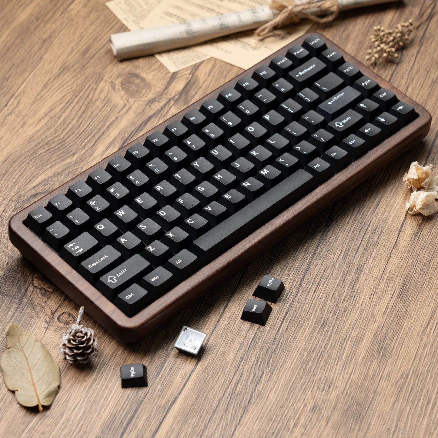 Mechanical Keyboard Wooden Case