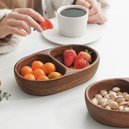 Japanese Style Wooden Fruit Plate