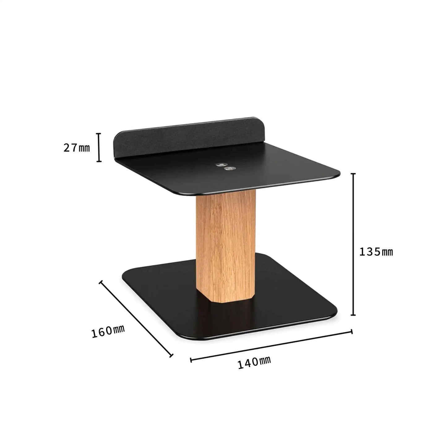 Wooden Desktop Speaker Stand
