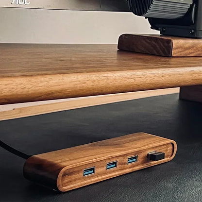 Walnut USB Hub
