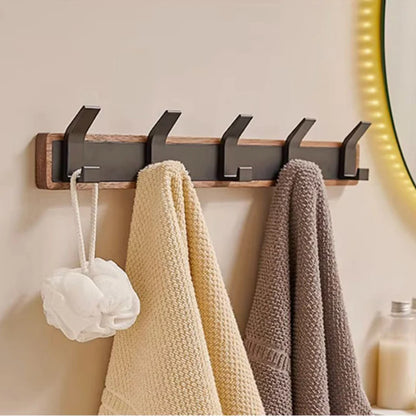 Black Wood Wall Hook
