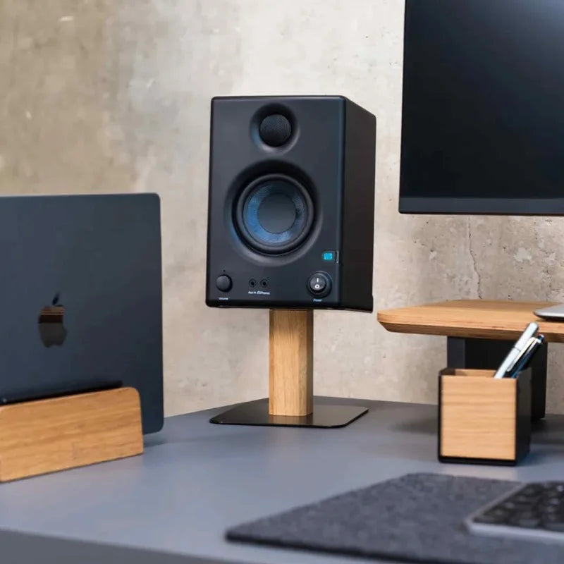 Wooden Desktop Speaker Stand