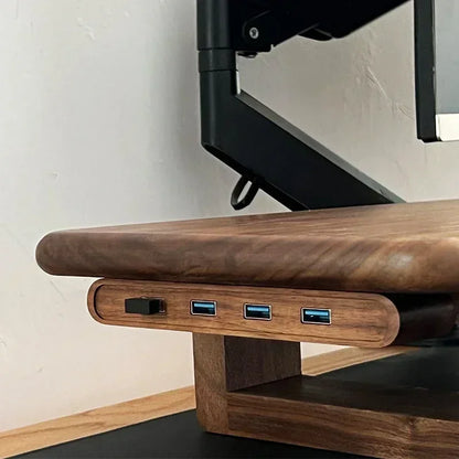 Walnut USB Hub