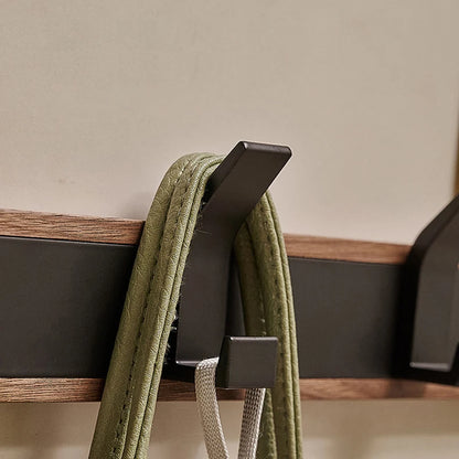 Black Wood Wall Hook