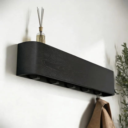 Side profile showing the 7.2cm depth of the wall rack