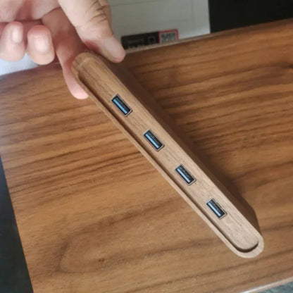 Walnut USB Hub