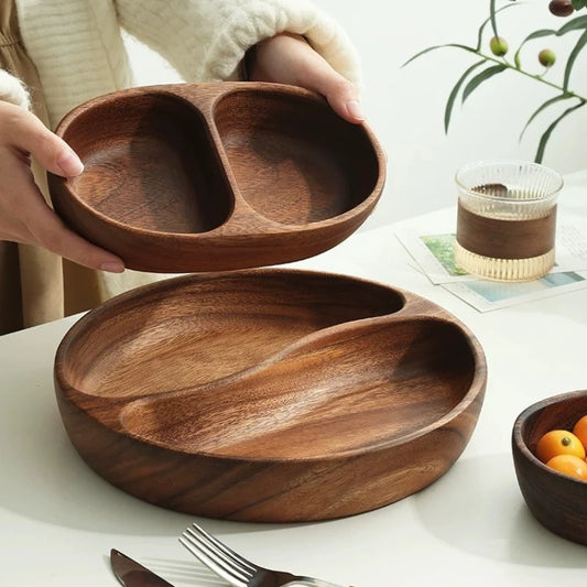 Japanese Style Wooden Fruit Plate